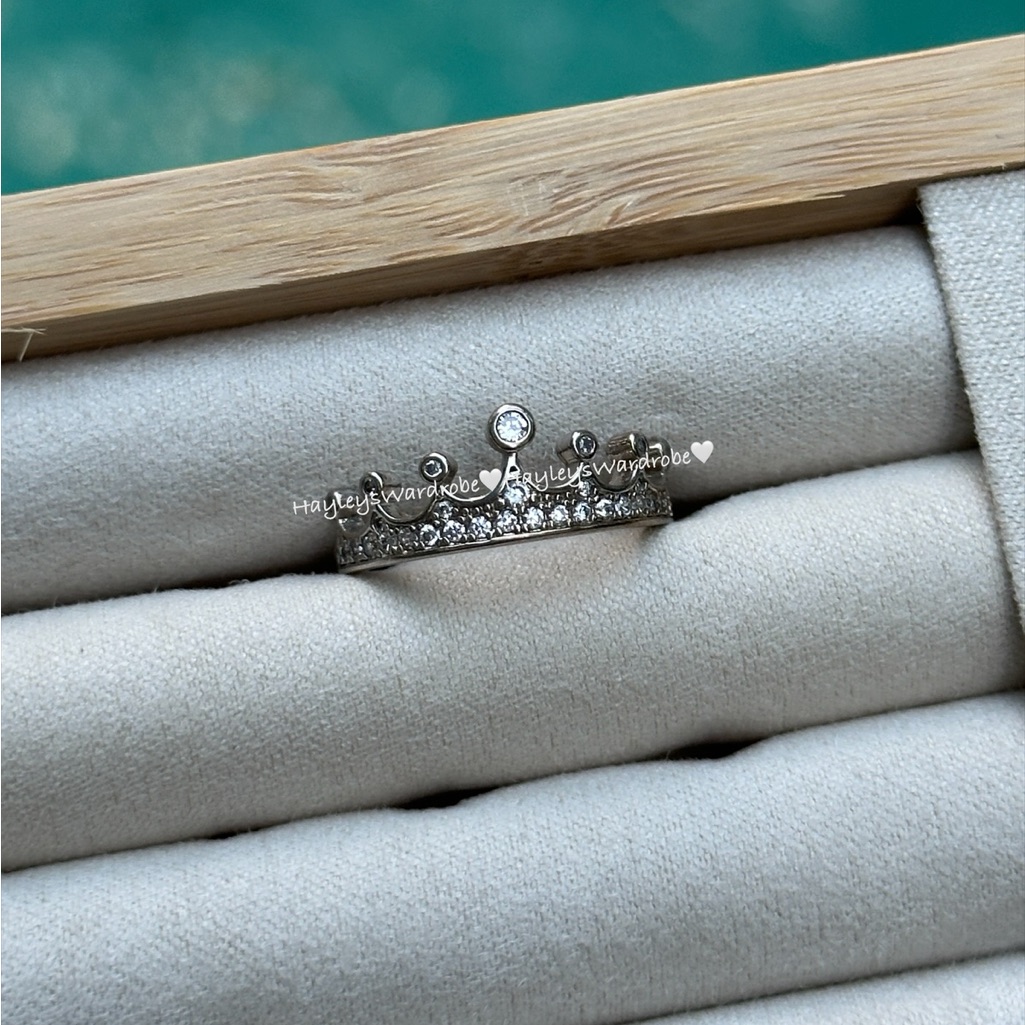 Princess Ring Size 8  Princess Tiara Ring  Crown Ring  Princess Crown Ring